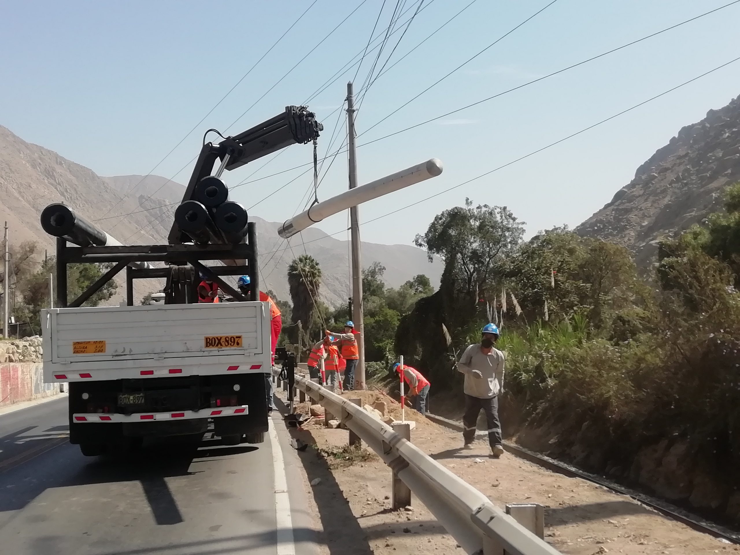 Instalación de cable de Fibra Óptica
