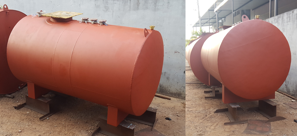 Tanques metálicos para almacenamiento de Diesel, GLP y GN. Normados